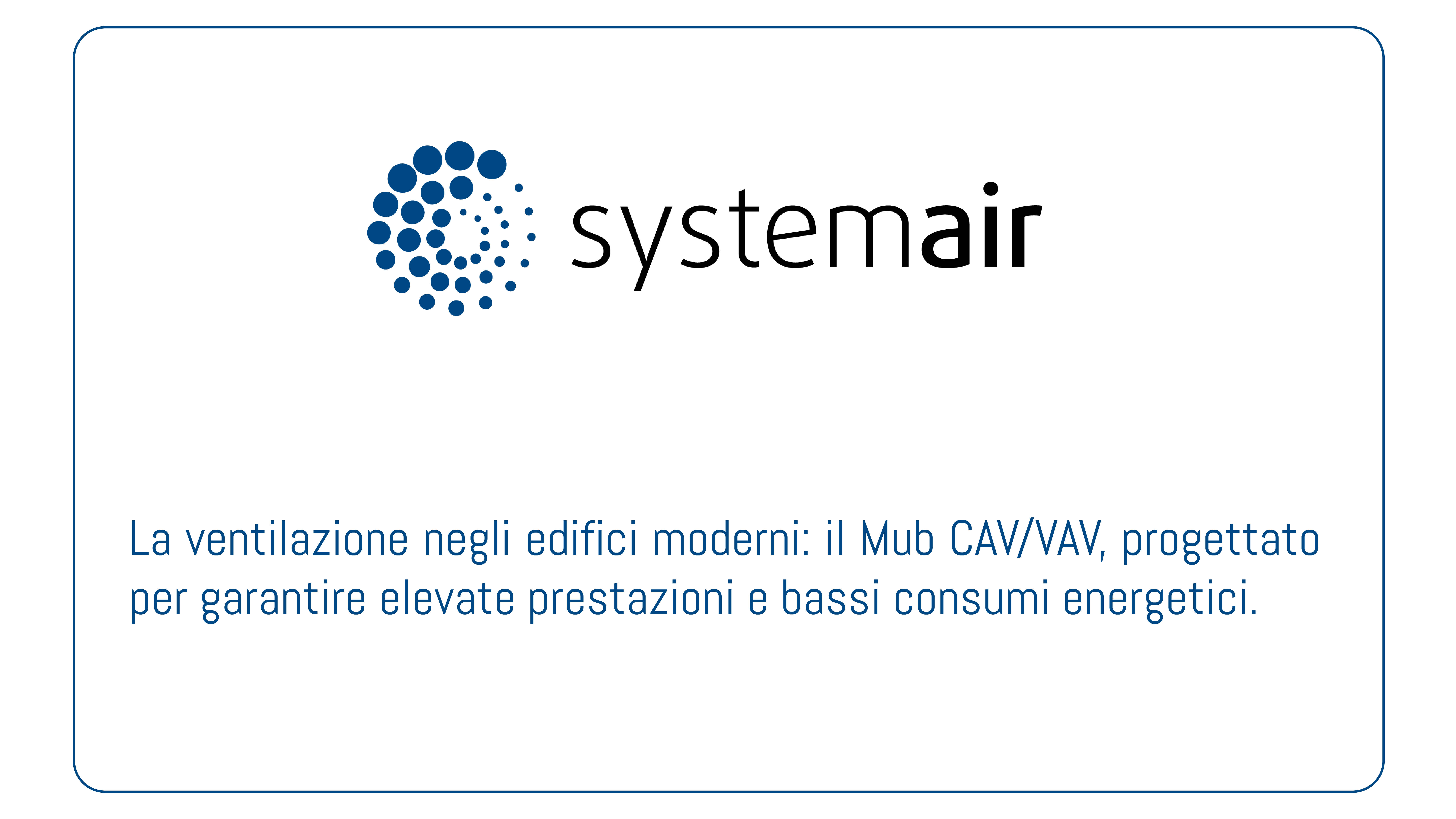 La ventilazione negli edifici moderni