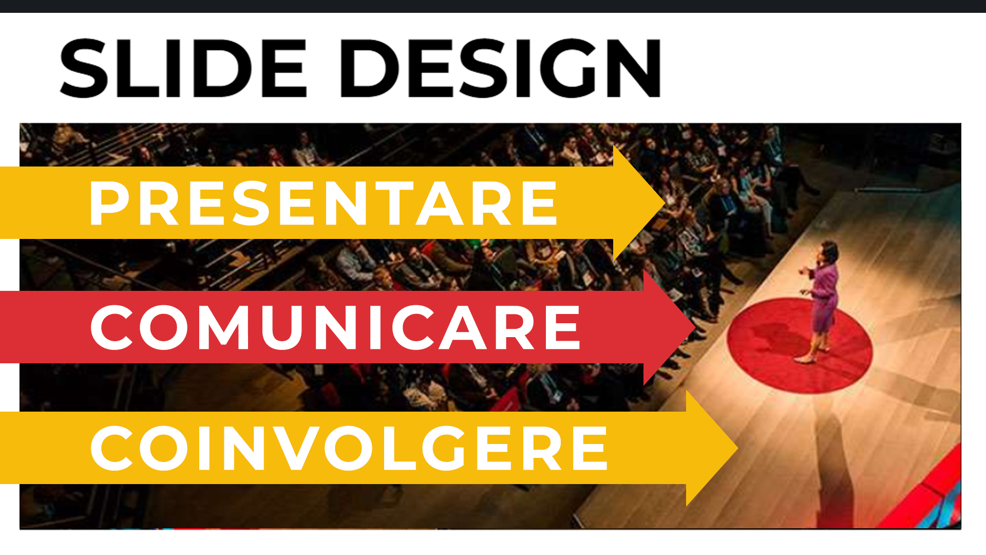 Slide Design: crea la slide perfetta per la tua comunicazione.
Corso online o in presenza.
